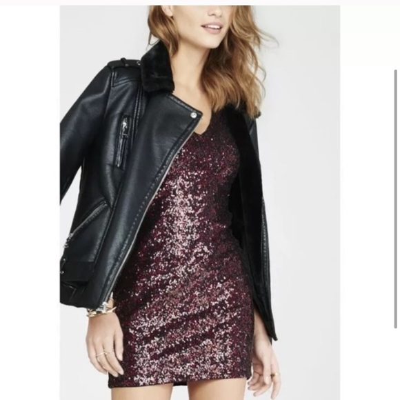 [Express] Classic Glitter Dress - Picture 1 of 3